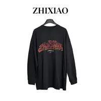 【ZHIXIAO】秋冬新款：字母印花长袖上衣93115