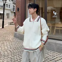 一轩轩轩【M1U学院】秋冬学院风高级感加厚男士针织衫毛衣外套25670