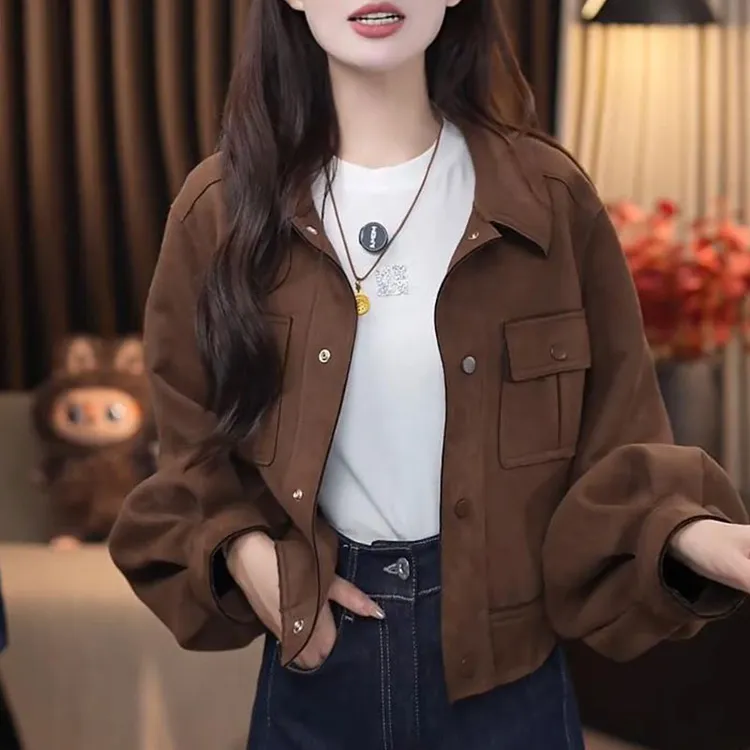 2025年春秋夏季新款韩版时尚设计感短款外套女显瘦百搭减龄上衣潮