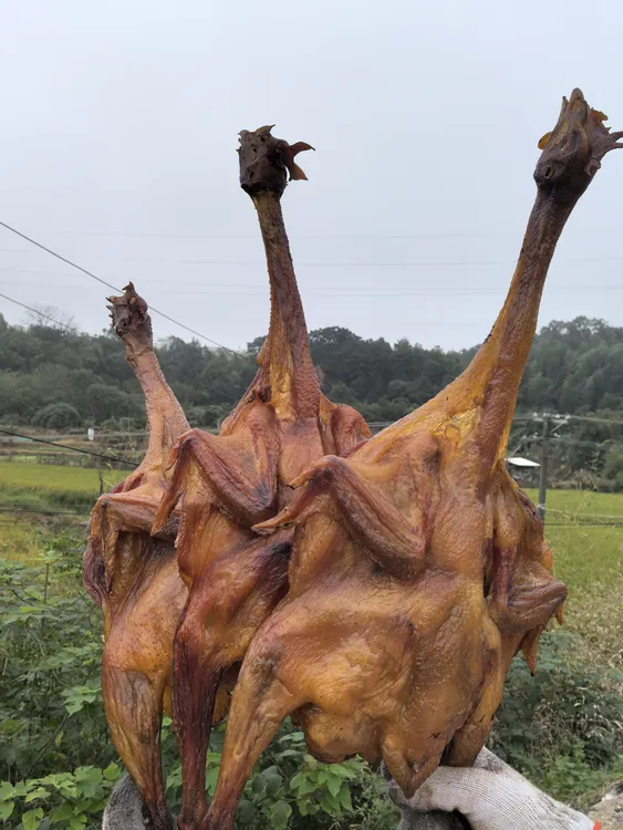 湖南乡里烟熏腊鸡整只约700克