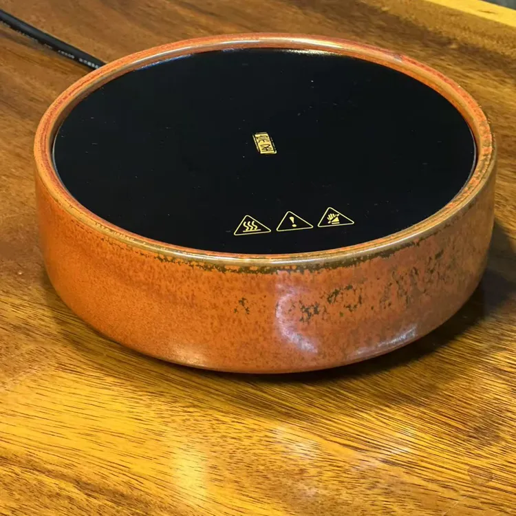 红釉电烧窑手工陶瓷变色电陶炉800W配砂铫壶用创意美术茶炉茶具