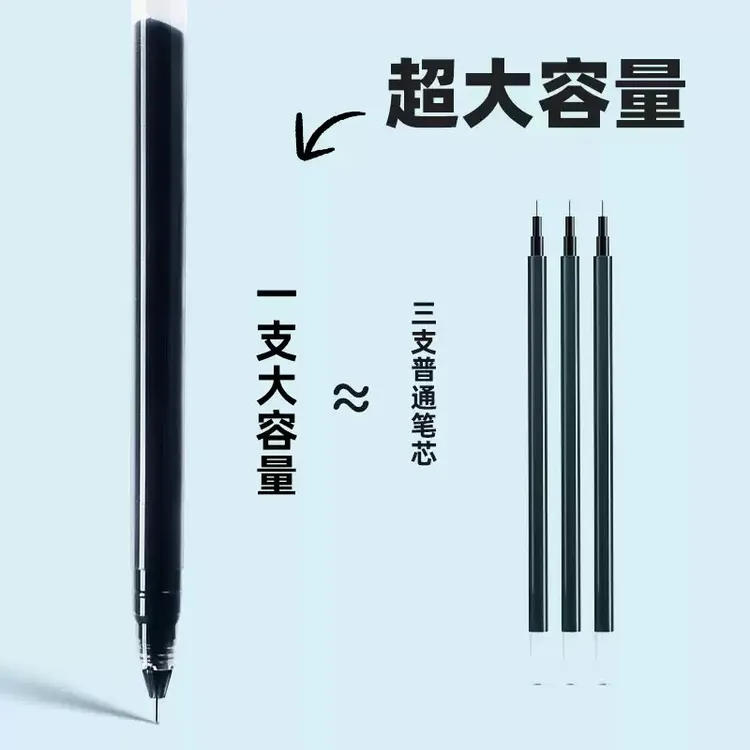 BEIFA贝发大容量巨能写中性笔0.5mm学生专用考试刷题签字笔DB