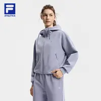 Fila/斐乐早秋季新款流光风女士户外运动连帽外套A11W541505F