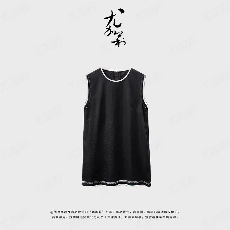 加莉精选【极简美学】老亚麻上衣裙-分码