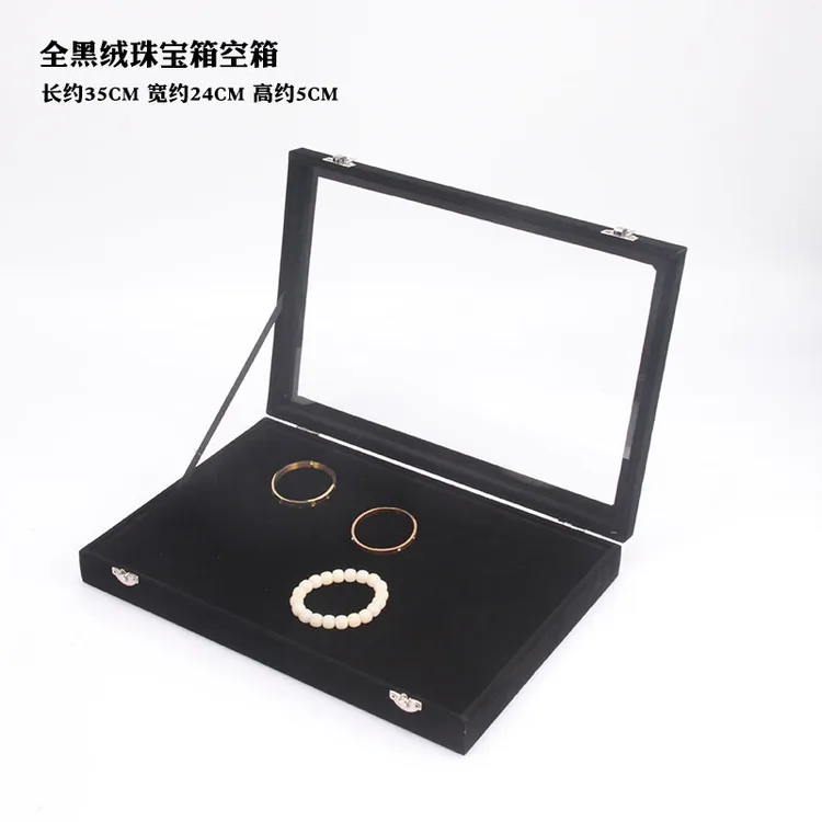 首饰盒/箱 大容量首饰盒耳坠饰品盒欧式收纳盒耳钉简约时尚首饰盒