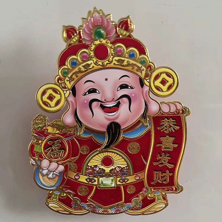 电动摇头财神挂件门贴墙贴新店开业挂画气氛装饰摇头财神摇摆器