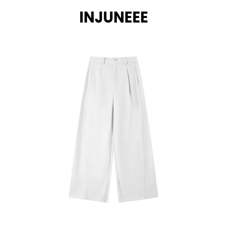 【雪松】2025新款秋冬气质休闲裤长裤阔腿裤8875