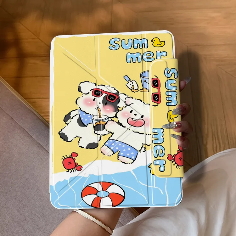 3+Y折适用OPPOPad5平板保护壳vivoPad5e保护套小米8/8Pro苹果华为