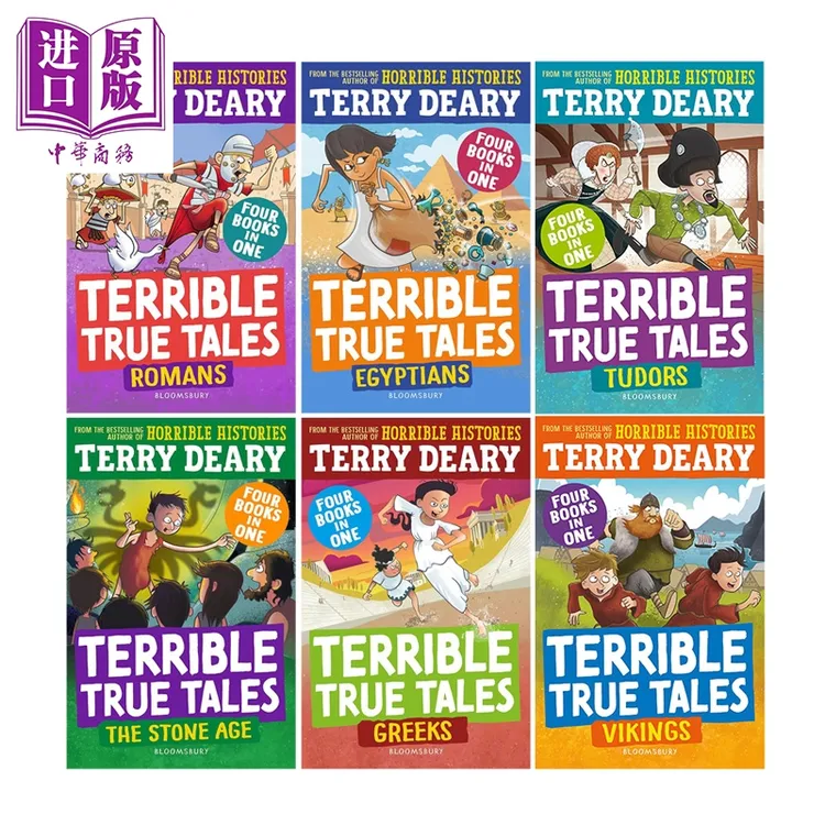 【中商】Terrible True Tales 糟糕又真实的故事6册 石器时