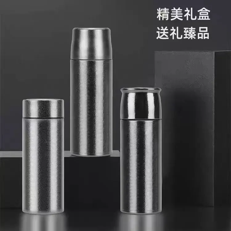 AEU/AEU纯钛保温杯大容量保暖杯2025新款杯子男款茶水分离水杯