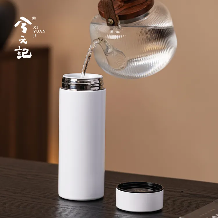 纯陶瓷内胆保温杯2025新款高颜值水杯便携随行咖啡杯中药养生杯子