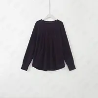 几里与麻 字母贴布宽松套头卫衣 衣长70 胸围116 2062346