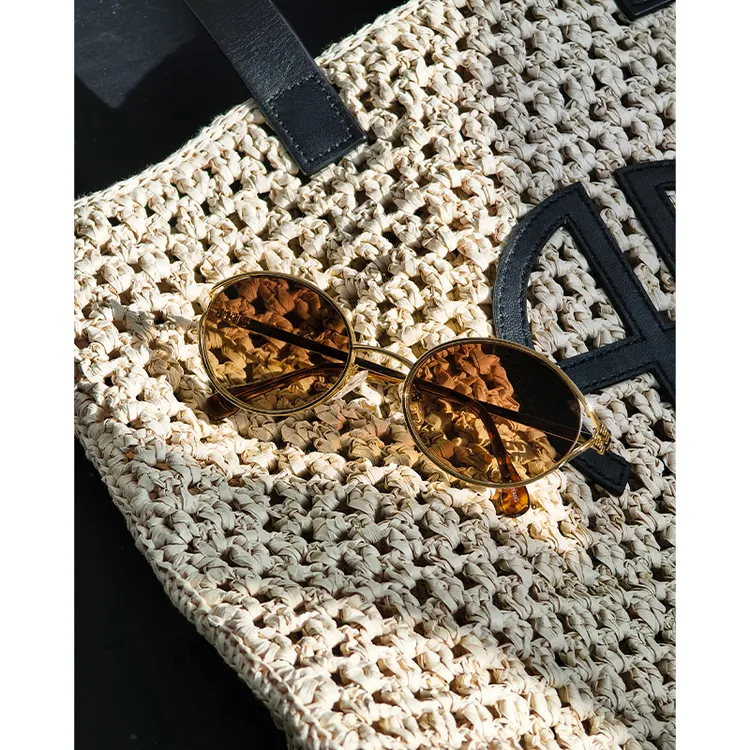 A美洋MEIYANG【商场同款】 乌龙茶眼镜 琥珀时光！圆框遮阳眼镜架