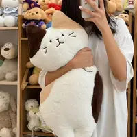 60cm可爱大三花猫抱枕超软女生睡觉玩偶宿舍靠枕