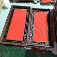 静德斋【大号木质双面镂空挂件摆台】过年书法专用