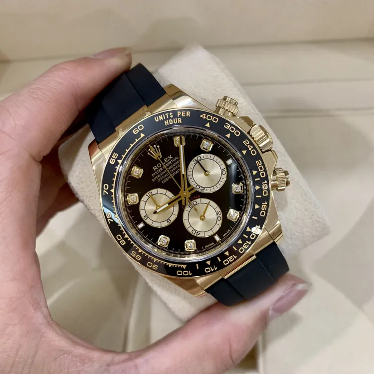 99新 Rolex/劳力士 M126518LN-0005钻刻金眼睛保卡：24年11月10日 