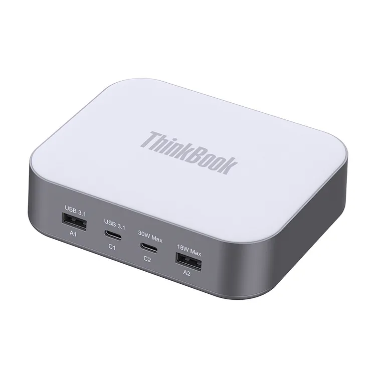 联想 ThinkBook 170W桌面充电能量站氮化镓快充充电基站