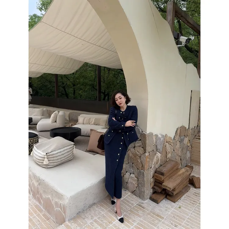 TheBay【柏林之声】优雅仪式感羊毛外套+半身裙Bay2SQXL0128