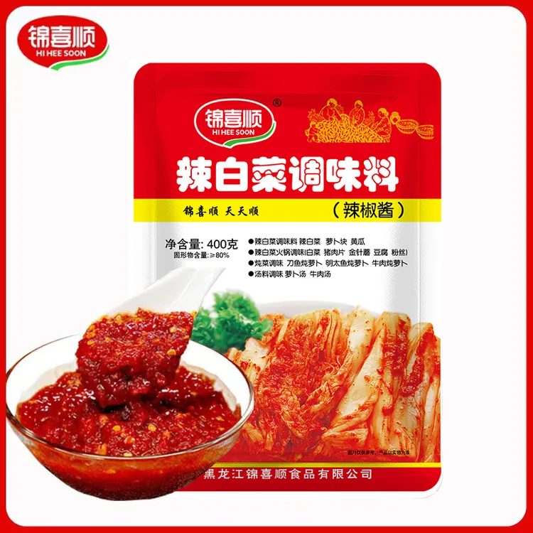 锦喜顺辣白菜调味酱400克韩式风味白菜酱泡菜酱