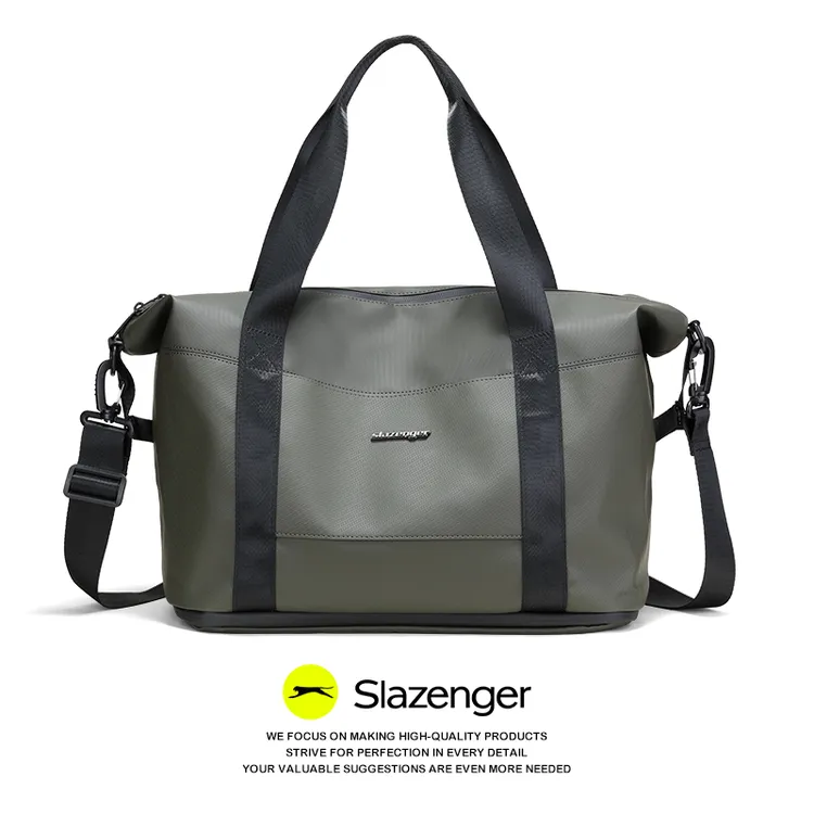Slazenger/史莱辛格大容量旅行包男女短途出差手提包运动包可扩容