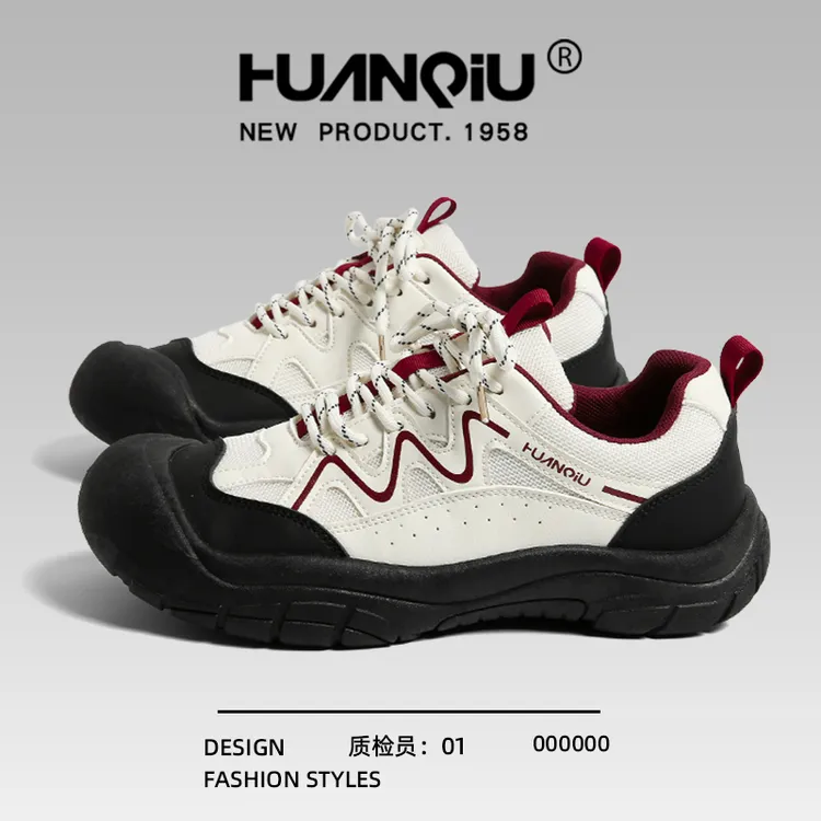 环球爆款登山鞋男2025秋冬季新款时尚增高百搭男鞋户外休闲运动鞋