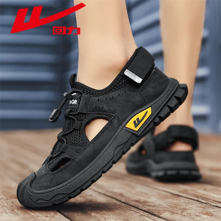 回力凉鞋男款秋季外穿运动包头洞洞拖鞋防滑耐磨户外涉水沙滩凉拖