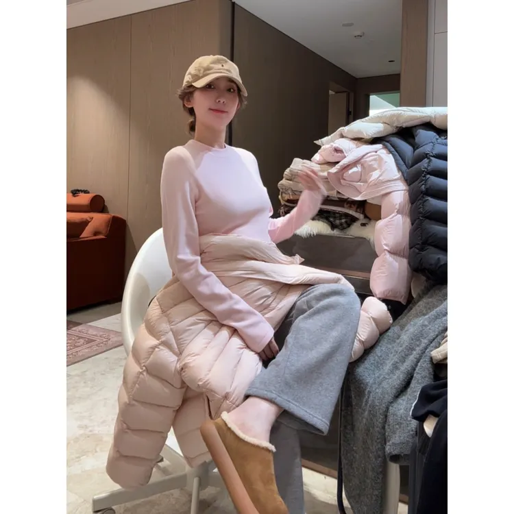 徐靖靖【暖暖打底】加绒加厚女内搭秋冬季长袖T恤衫保暖上衣2510081