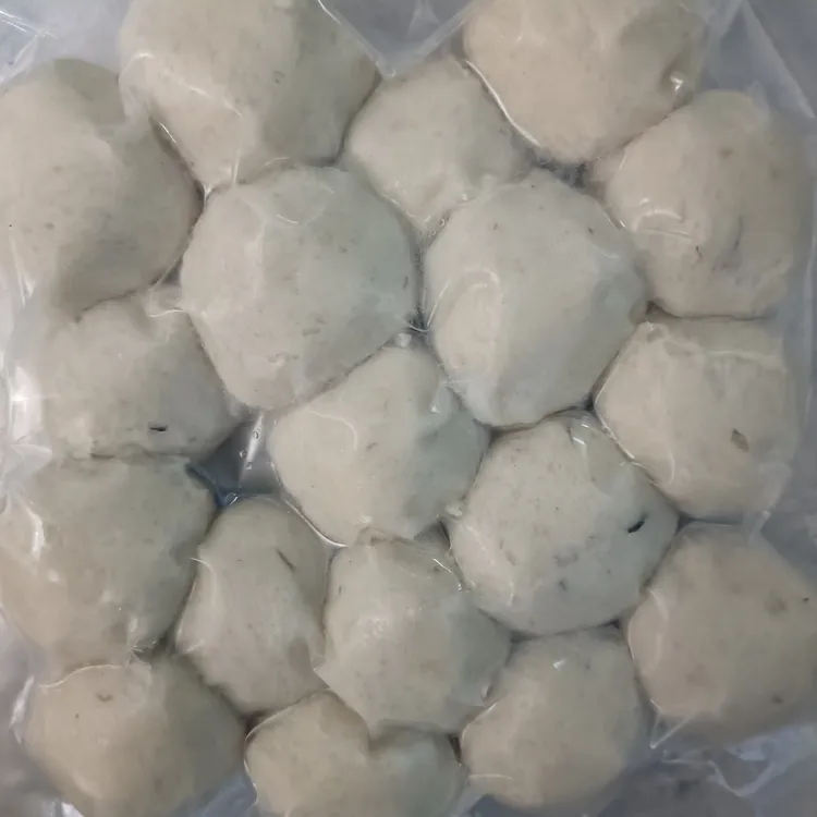 纯手工肉圆肉饼鲮鱼滑鱼丸每包500g鱼肉新鲜鲜美潮汕肉饼