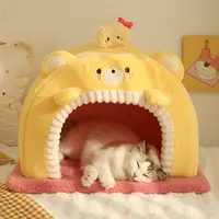 猫窝封闭式冬季保暖安全感窝猫咪睡窝冬日幼猫加厚猫床沙发猫帐篷