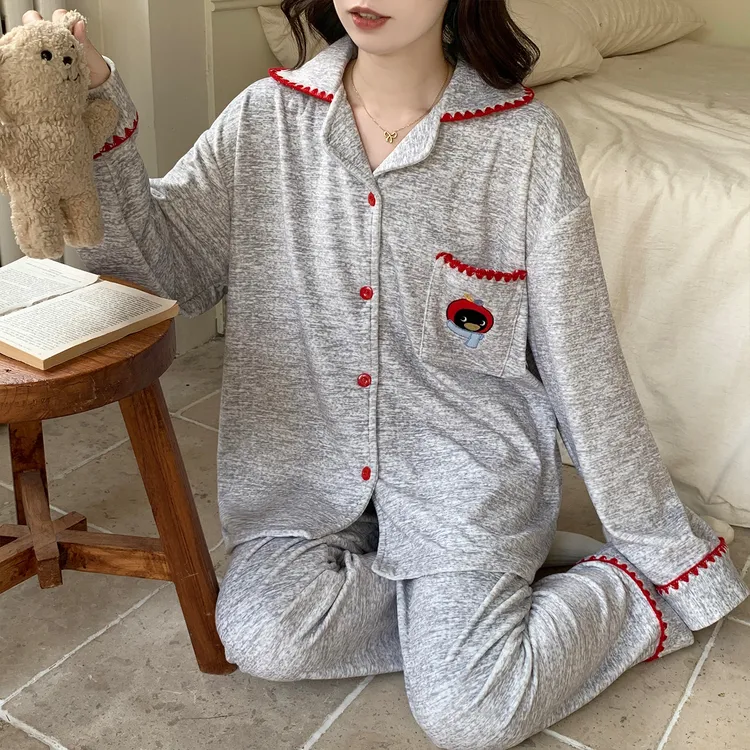 秋冬季睡衣女款爆款2025新款珊瑚绒薄绒保暖甜美家居服海岛绒套装