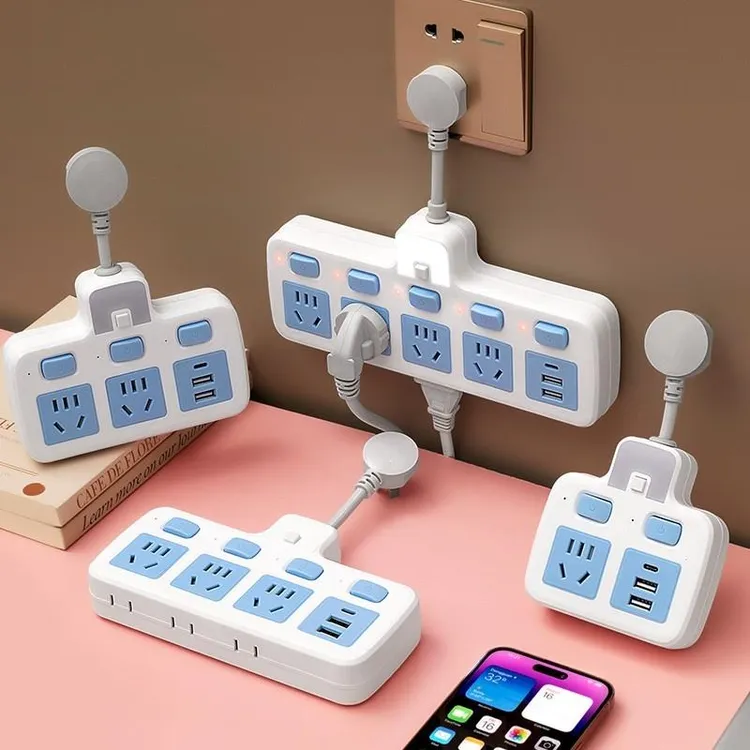 公正牛官方牛系家多功能插座无线扩展一转二三四五排插多孔插线