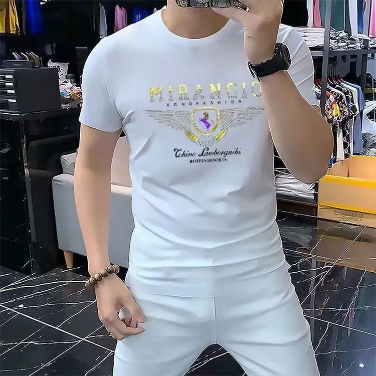 美式痞帅重磅纯棉短袖T恤青年男女款夏季ins潮牌街头时尚百搭上衣