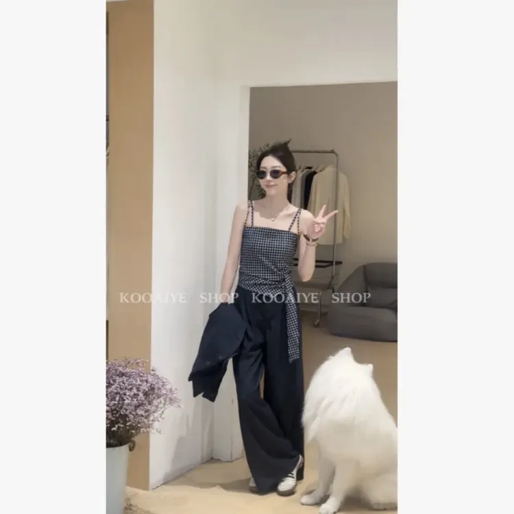 【丹宁套装】早秋新款韩系显瘦气质休闲风韩系时尚套装（三件套） 