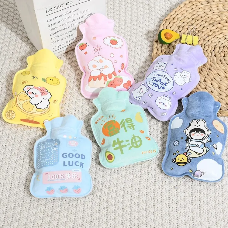 迷你儿童小号热水袋注水式儿童胀气缓解神器敷肚子专用热敷暖水袋