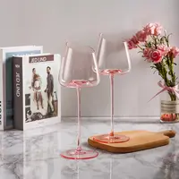 风法式火烈鸟红酒杯水晶高脚杯轻奢斜口高颜值葡萄酒红酒杯高脚杯