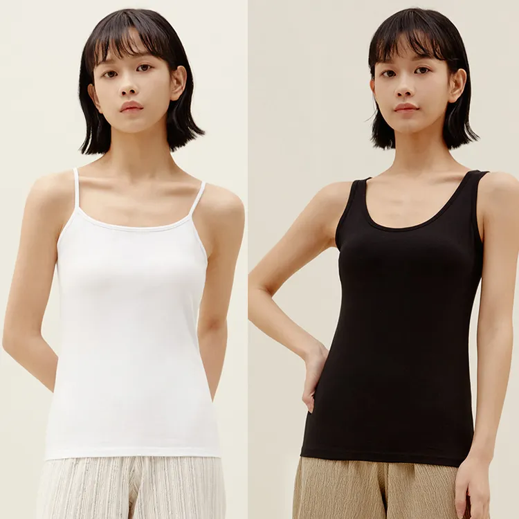 舒肤弹力棉 轻薄无痕女士吊带衫外穿背心 30818A3/30820A3-A