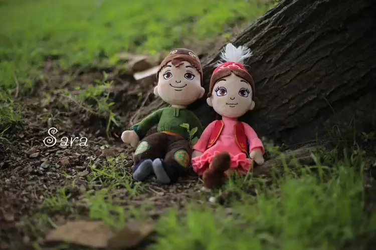 哈萨克特色娃娃一对，一个帅哥和美女带回家这个价格就3天