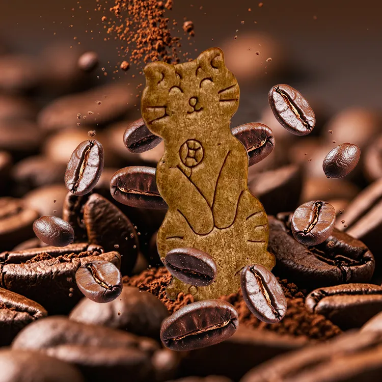 黄油猫酪饼干芝士咸香浓郁咖啡猫猫早餐新奇特休闲解馋追剧小零食