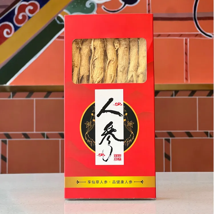 长白山特产生晒无硫熏原味整棵适合切片泡酒磨粉送礼滋补人参