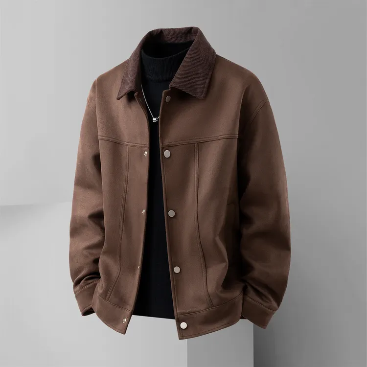 潮流高档夹克外套痞帅慵懒风男装男士秋装男款2025新款爆款高品质