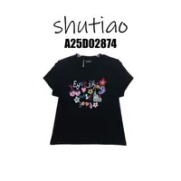 【SHUTIAO】2025夏季：新款小众设计款T恤A25D02874