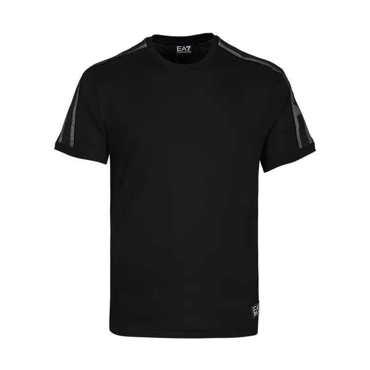 Emporio Armani/安普里奥·阿玛尼夏运动黑色纯棉T恤12309