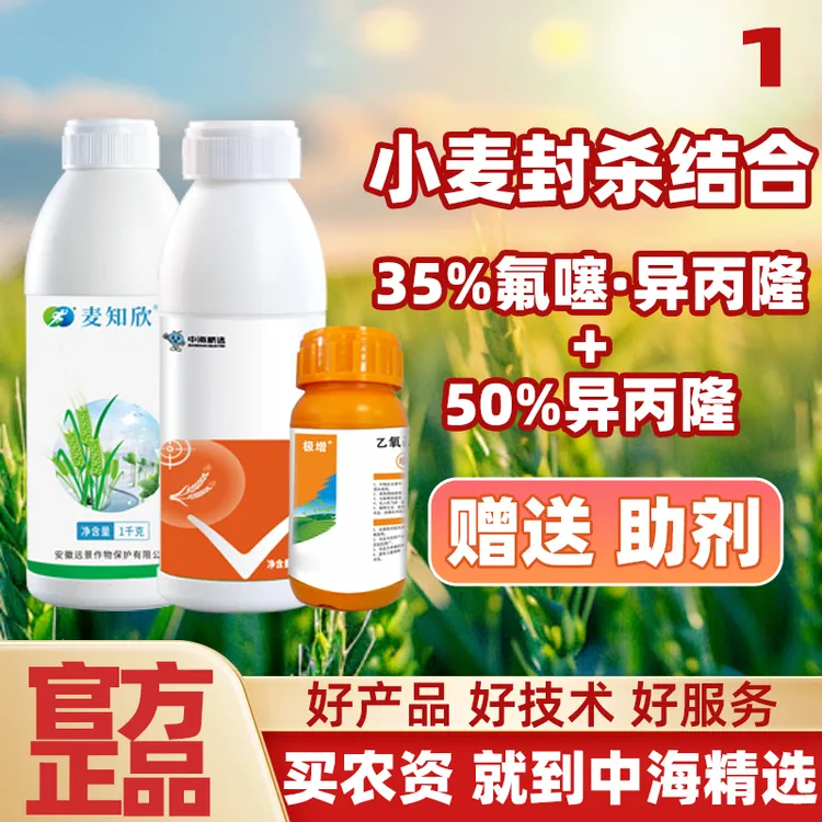中海精选小麦禾本科杂草封杀结合封闭药组合