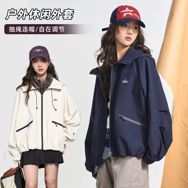 【户外休闲外套】女大童秋装2025新款洋气春秋季风衣初中学生86033