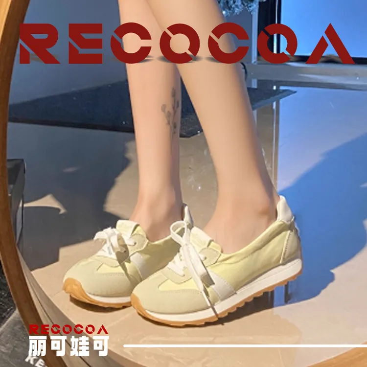 【丽可娃可】阿甘运动鞋秋季浅口懒人一脚蹬女款软底鞋