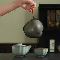 @@金闲茶器通用链接 LW009-梵汝 云熹手抓壶快 客旅行包