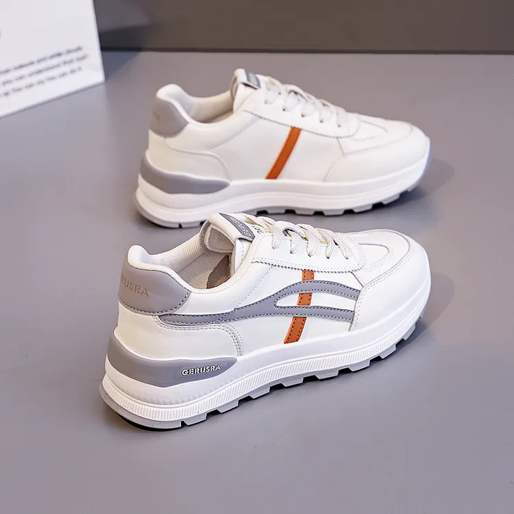 新款增高校园厚底女鞋春夏秋季百搭休闲运动帆布鞋时尚设计感学生