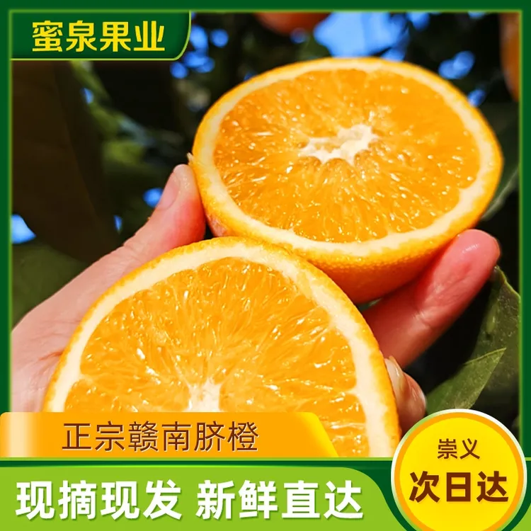 正宗江西赣南脐橙赣州产地新鲜采摘现摘现发水果甜当季水果