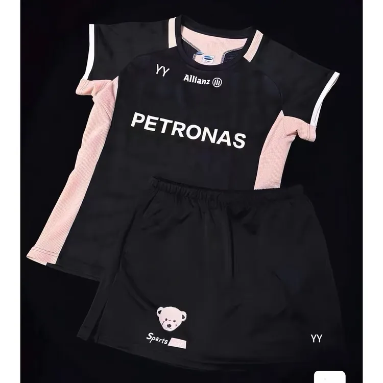 新款羽球服尤克斯大赛服同款速干透气男短袖女飞袖运动训练服定制