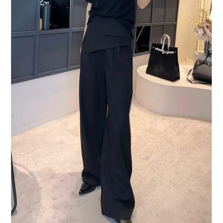 2025秋款设计感西装裤时尚休闲洋气百搭裤女